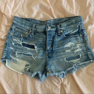 American Eagle High-waisted Demin Shorts